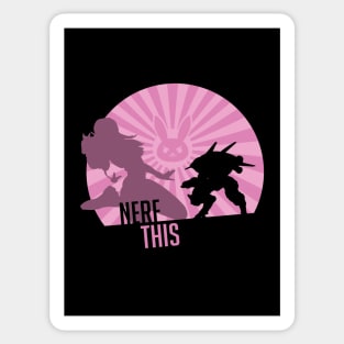 Overwatch - D.va - Nerf This Sticker